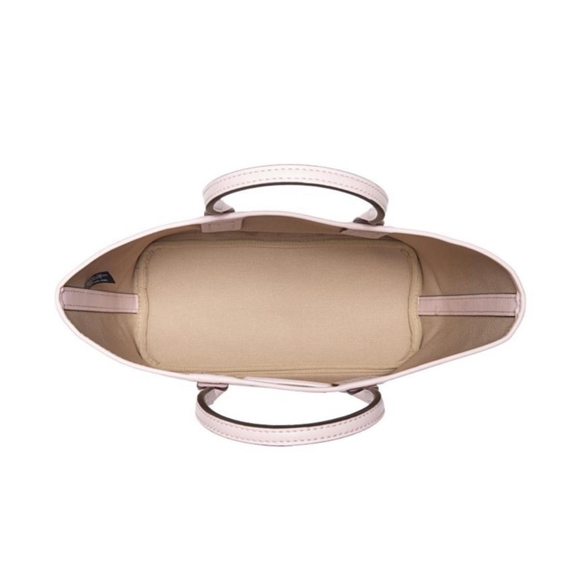 🆕️ Michael Kors Jodie Small Logo Jacquard Tote Bag In Powder Blush - Picture 4 of 12